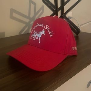 Sold out Siegelman Stable snapback hat in Red
